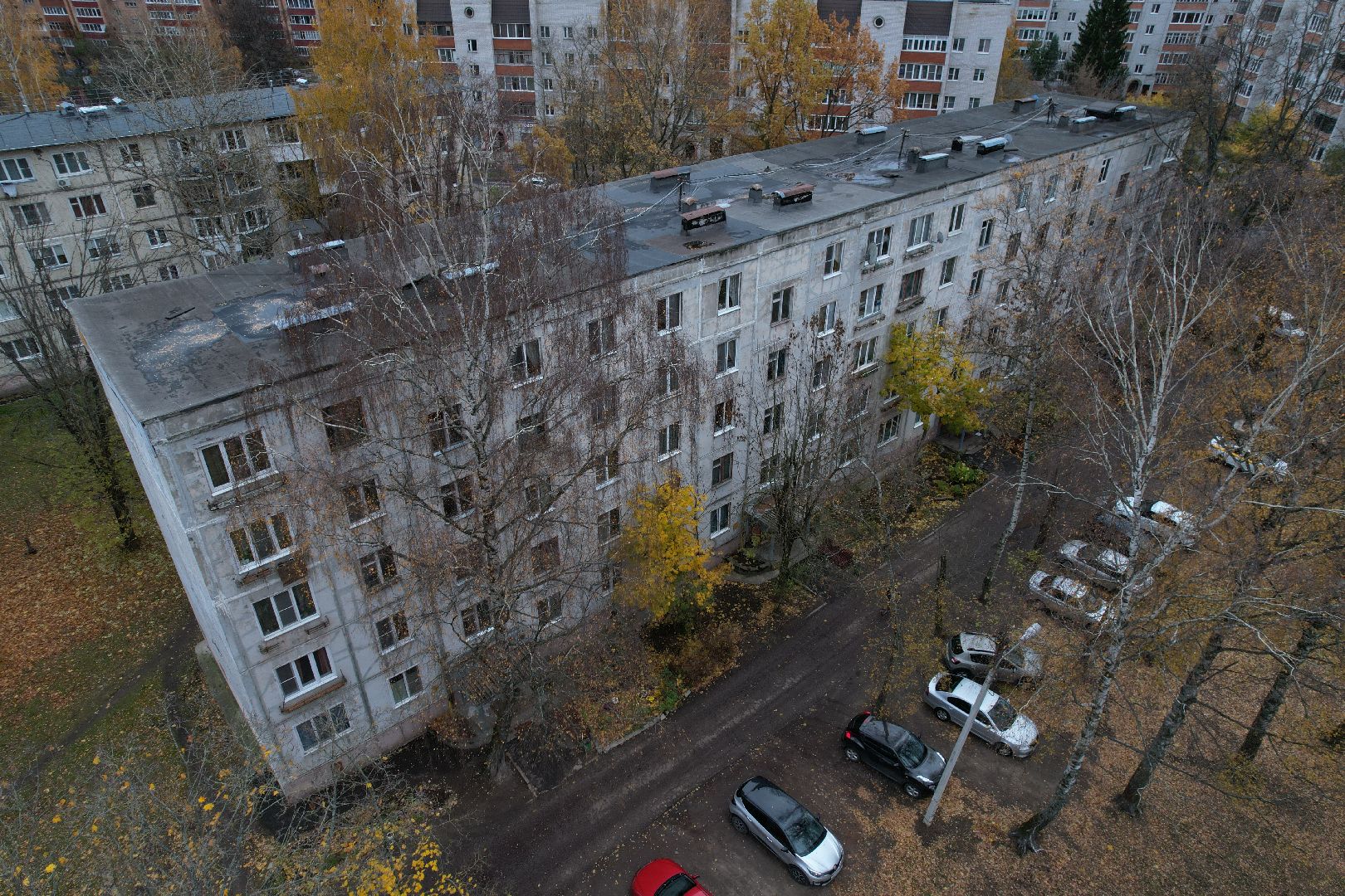 видео с коптера, дубна, расселение аварийного жилья,