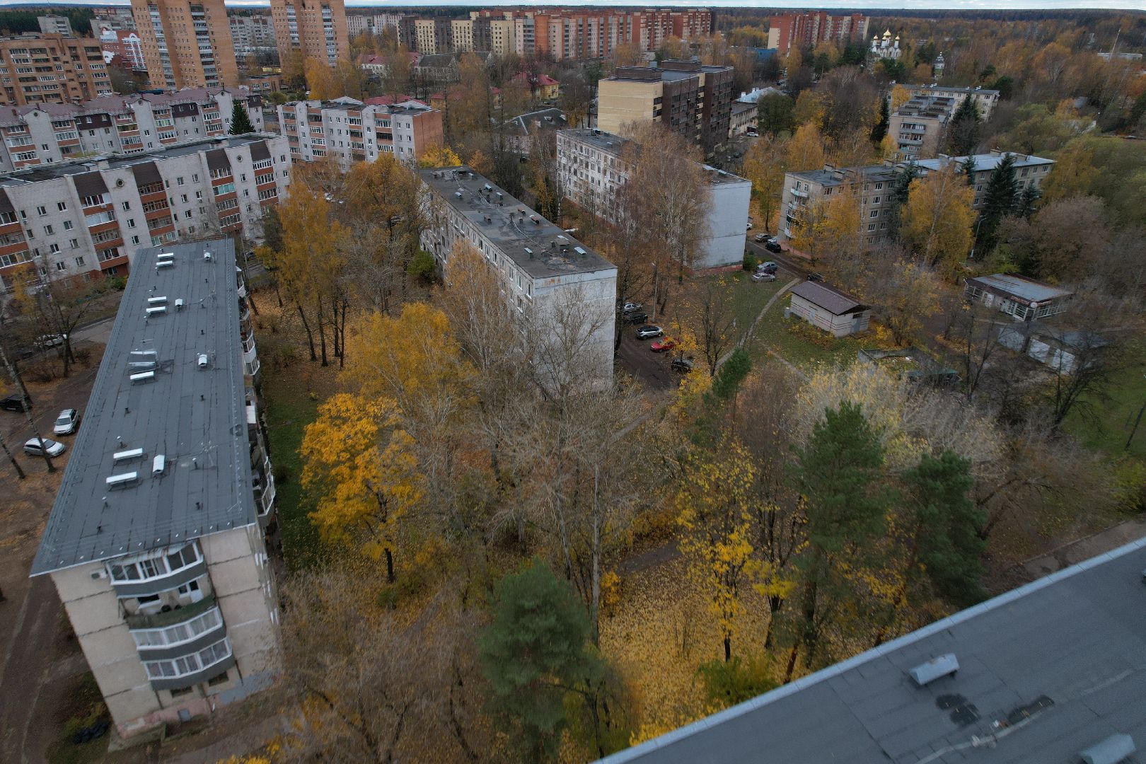 видео с коптера, дубна, расселение аварийного жилья,