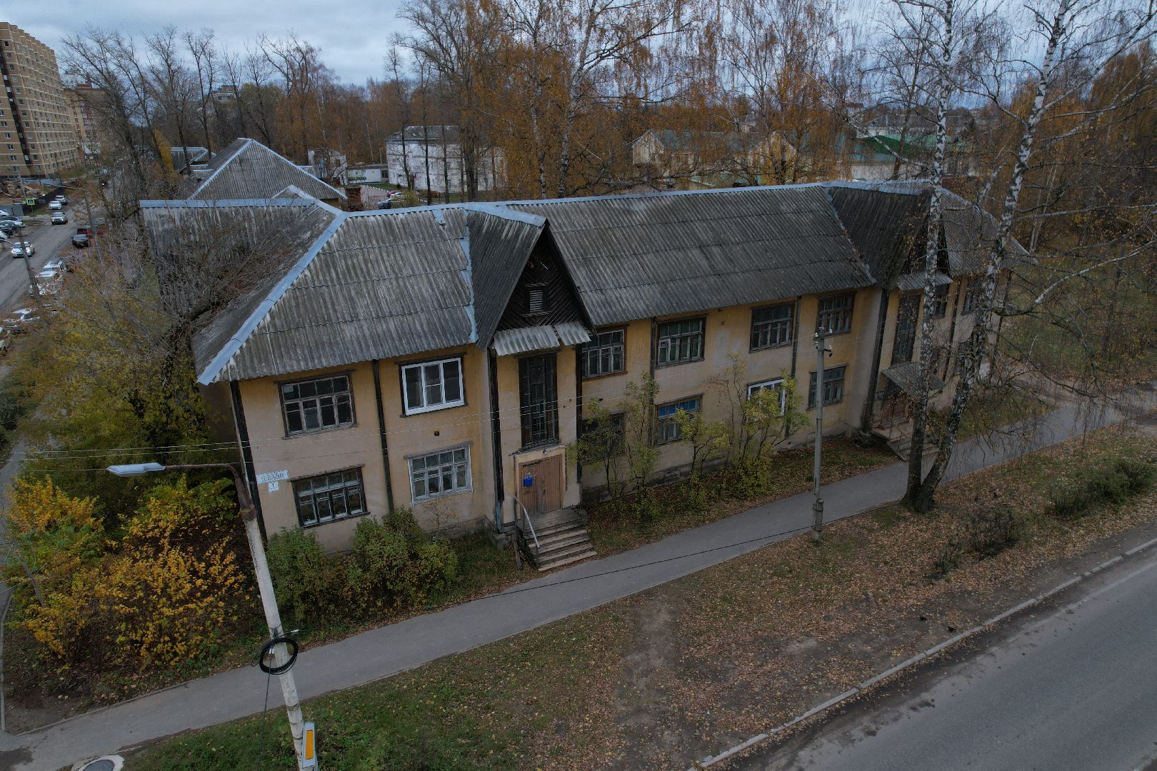 видео с коптера, дубна, расселение аварийного жилья,