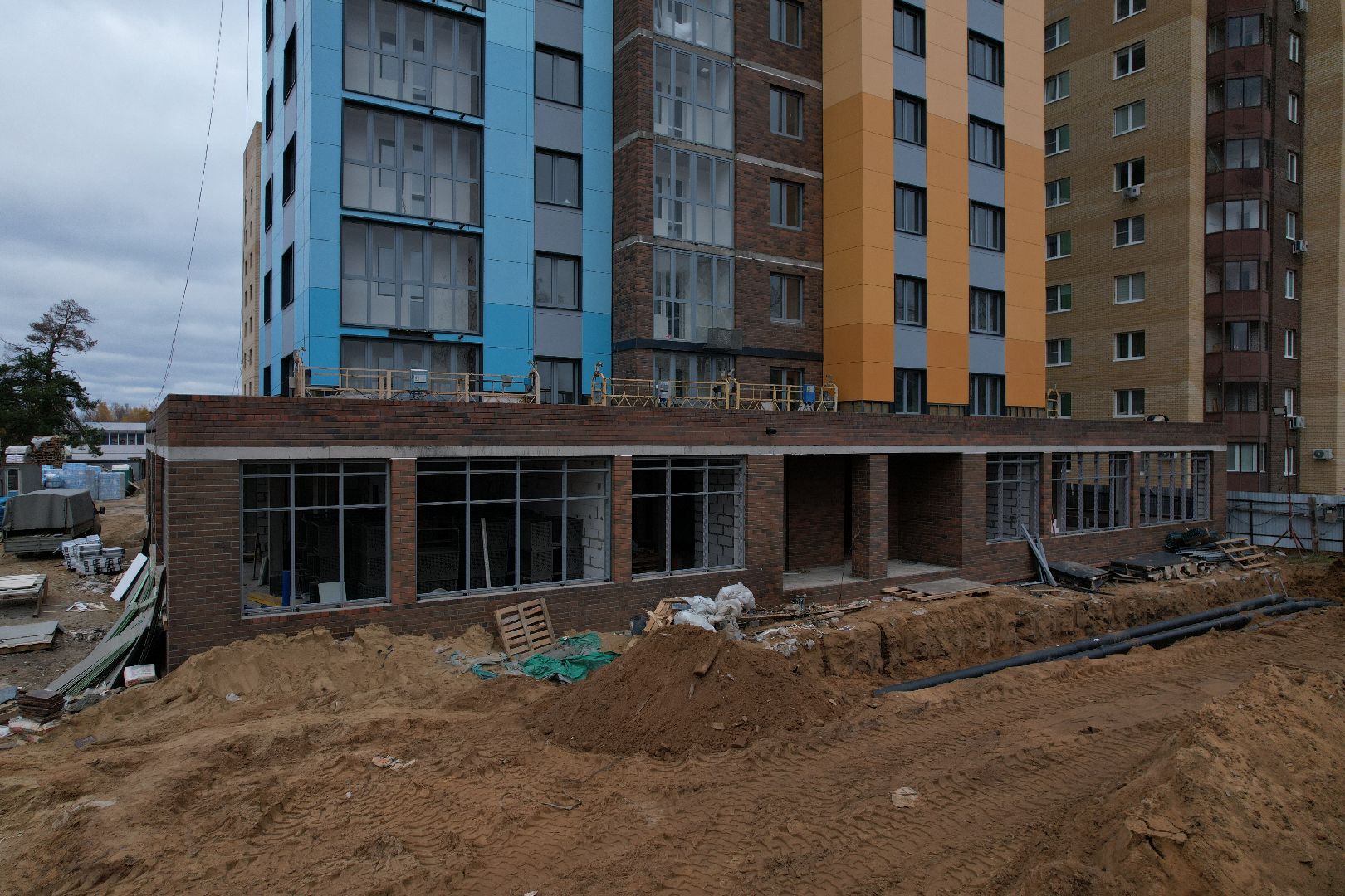 видео с коптера, дубна, расселение аварийного жилья,