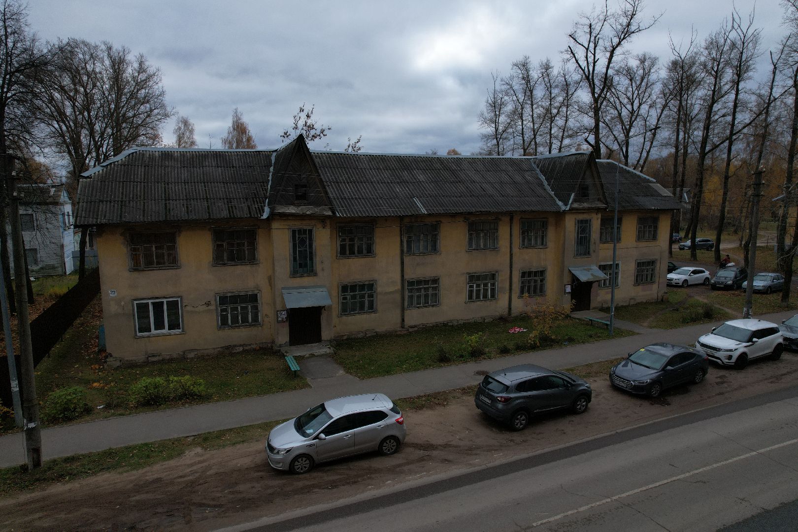 видео с коптера, дубна, расселение аварийного жилья,