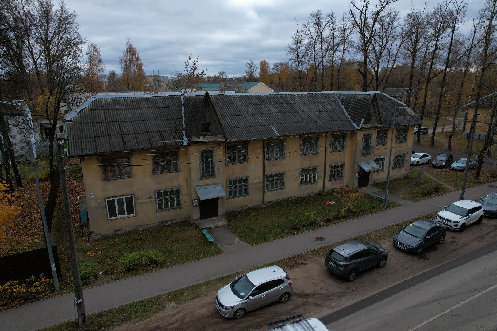 видео с коптера, дубна, расселение аварийного жилья,