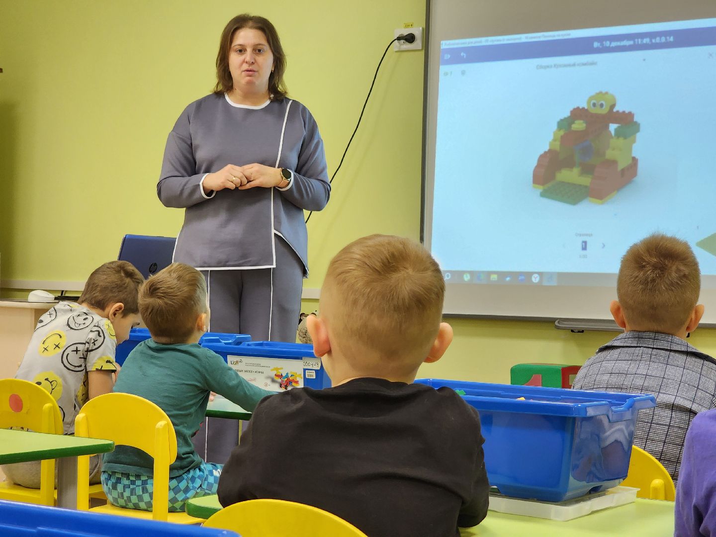 Дубна, Детский сад, Лучший воспитатель, Конкурс педагогов, Дети, Робототехника,