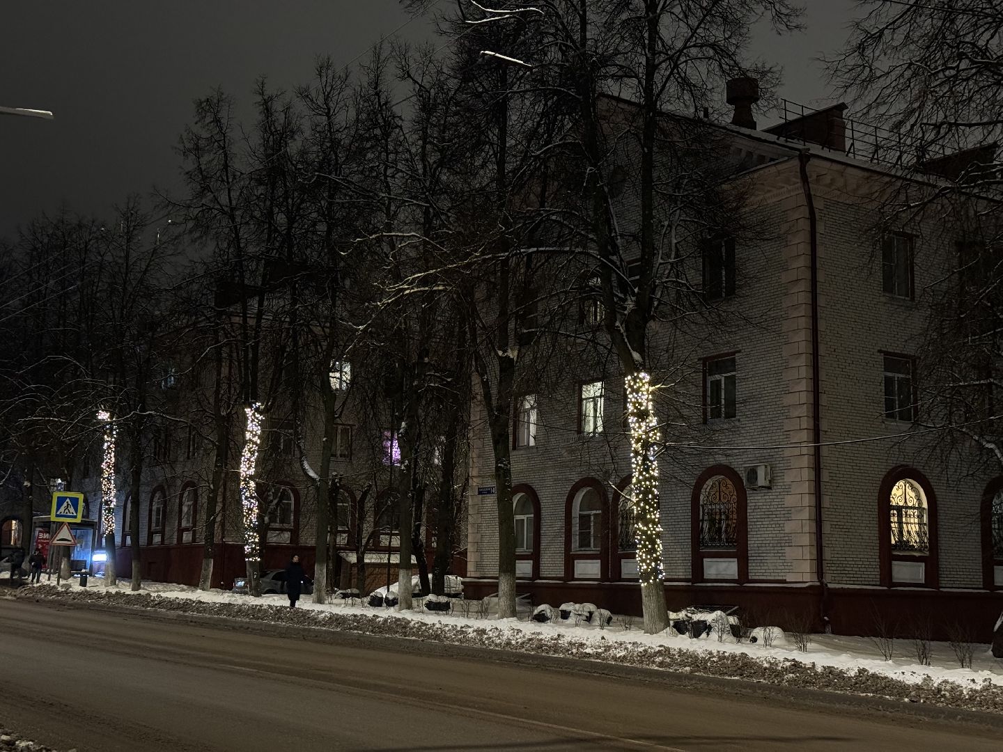 новогоднее оформление, новогодние елки, иллюминация, зима в подмомсковье, зима в парках, Город видное, вертикалки