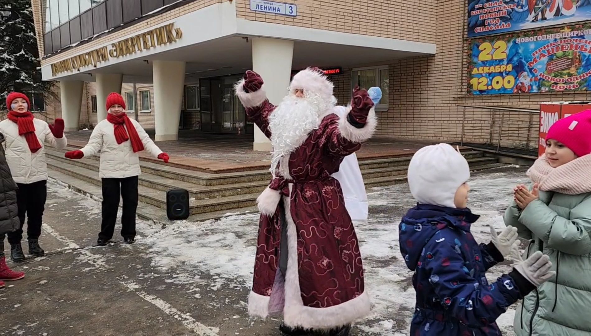 вертикалка, автобус, зима в подмосковье,