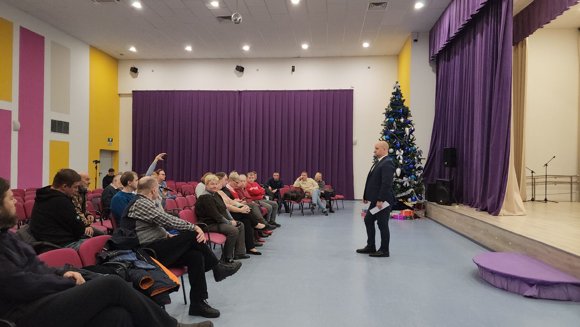 встреча администрации с жителями, лес, парк, лесопарк, кучино, кучинский лесопарк, строительство, благоустройство, благоустройство лесопарка, выездная администрация,