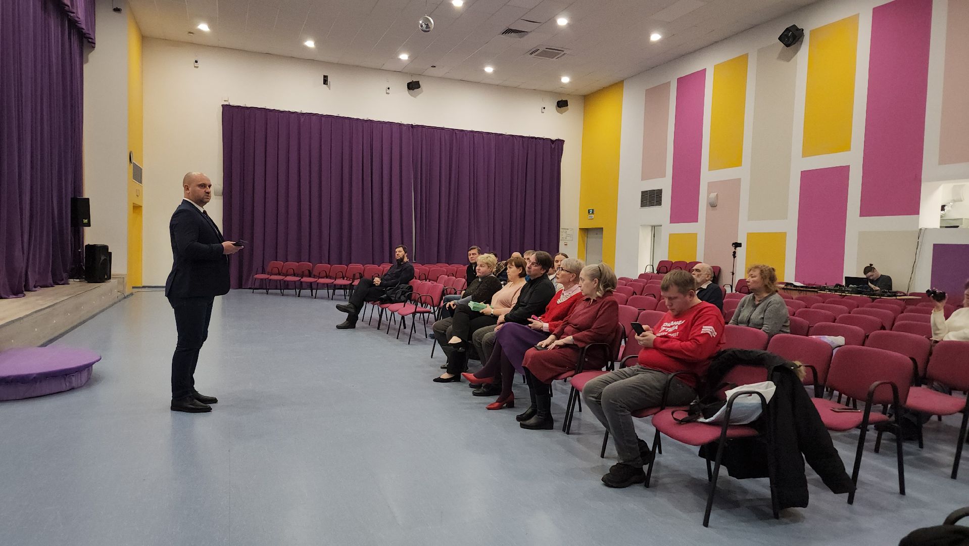 встреча администрации с жителями, лес, парк, лесопарк, кучино, кучинский лесопарк, строительство, благоустройство, благоустройство лесопарка, выездная администрация,