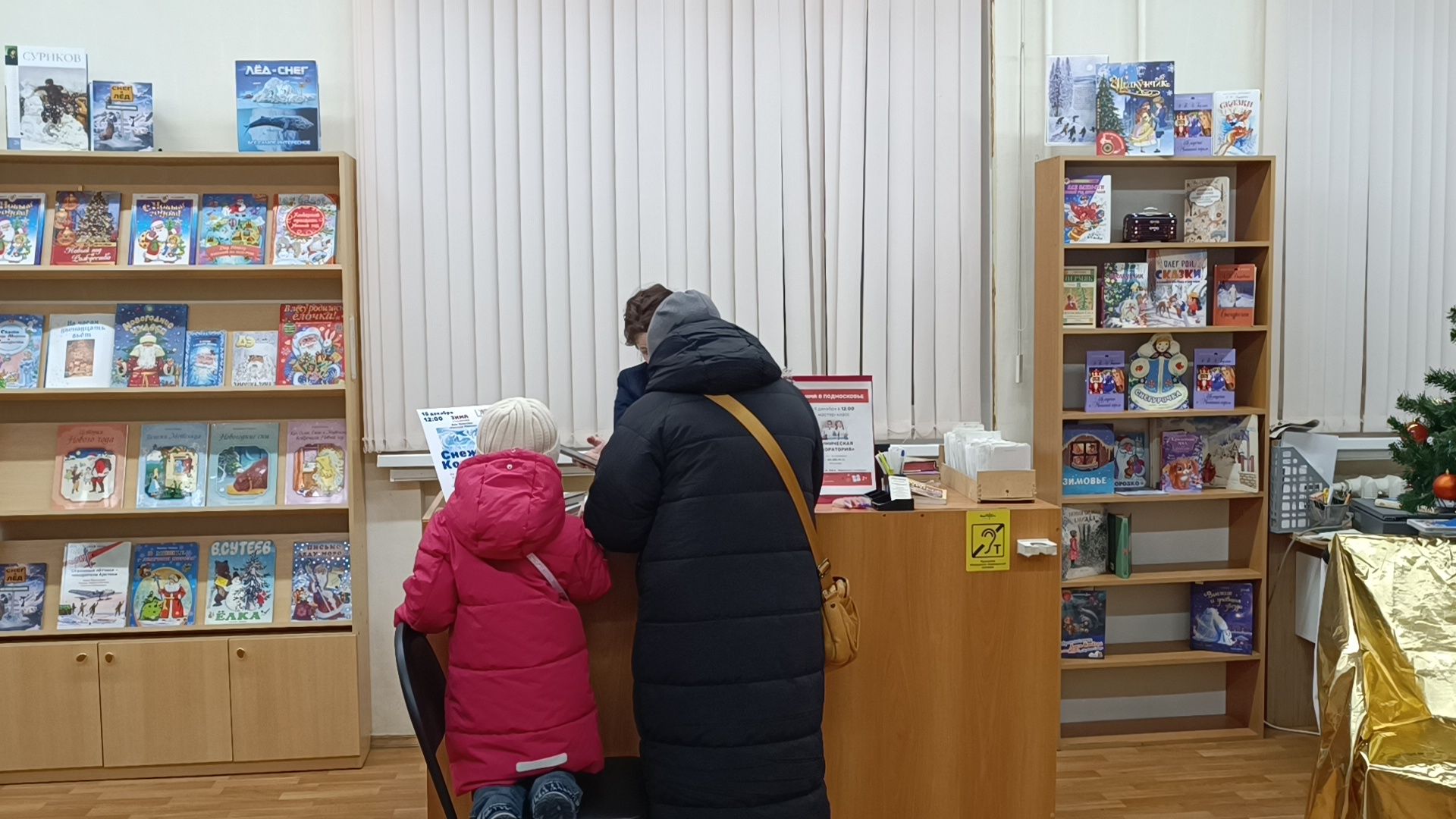 библиотека, лобня, новый год,