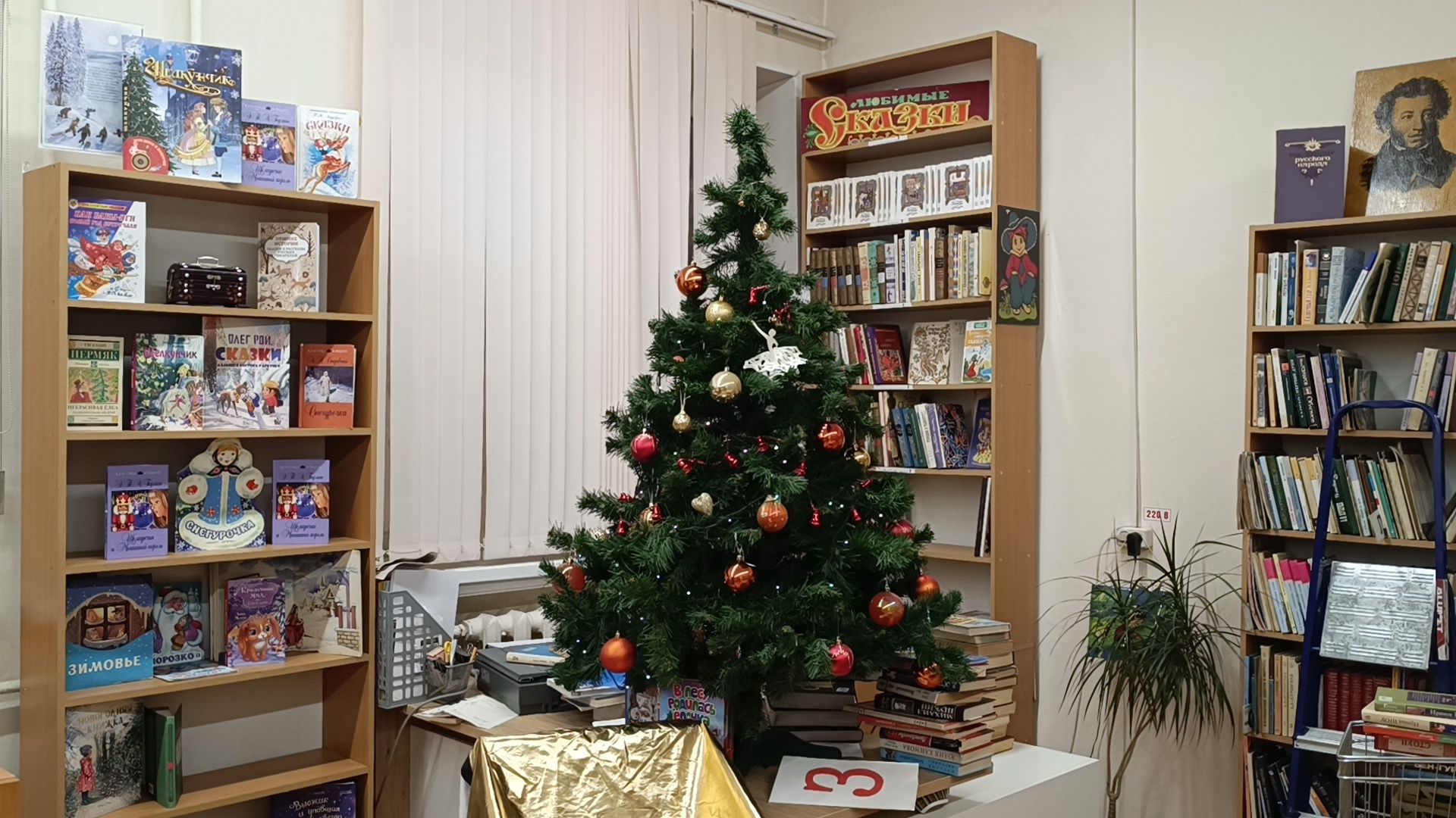 библиотека, лобня, новый год,