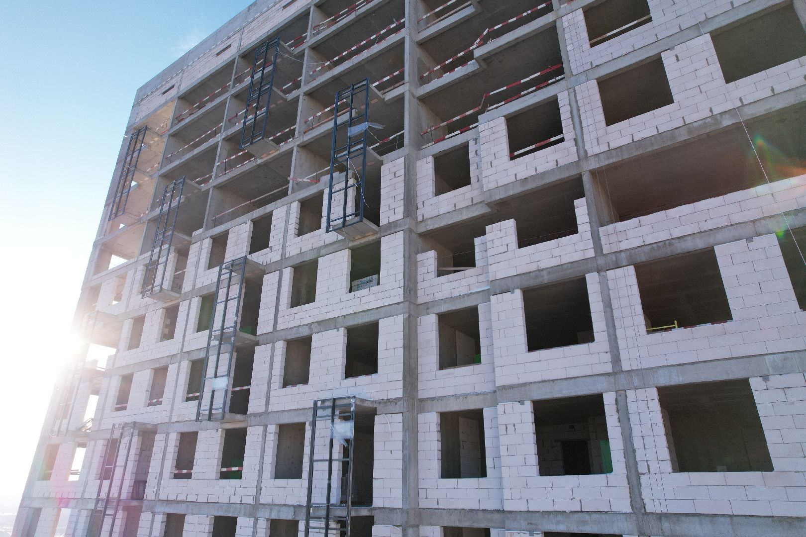 видео с коптера, строительство, реутов, жилой дом,