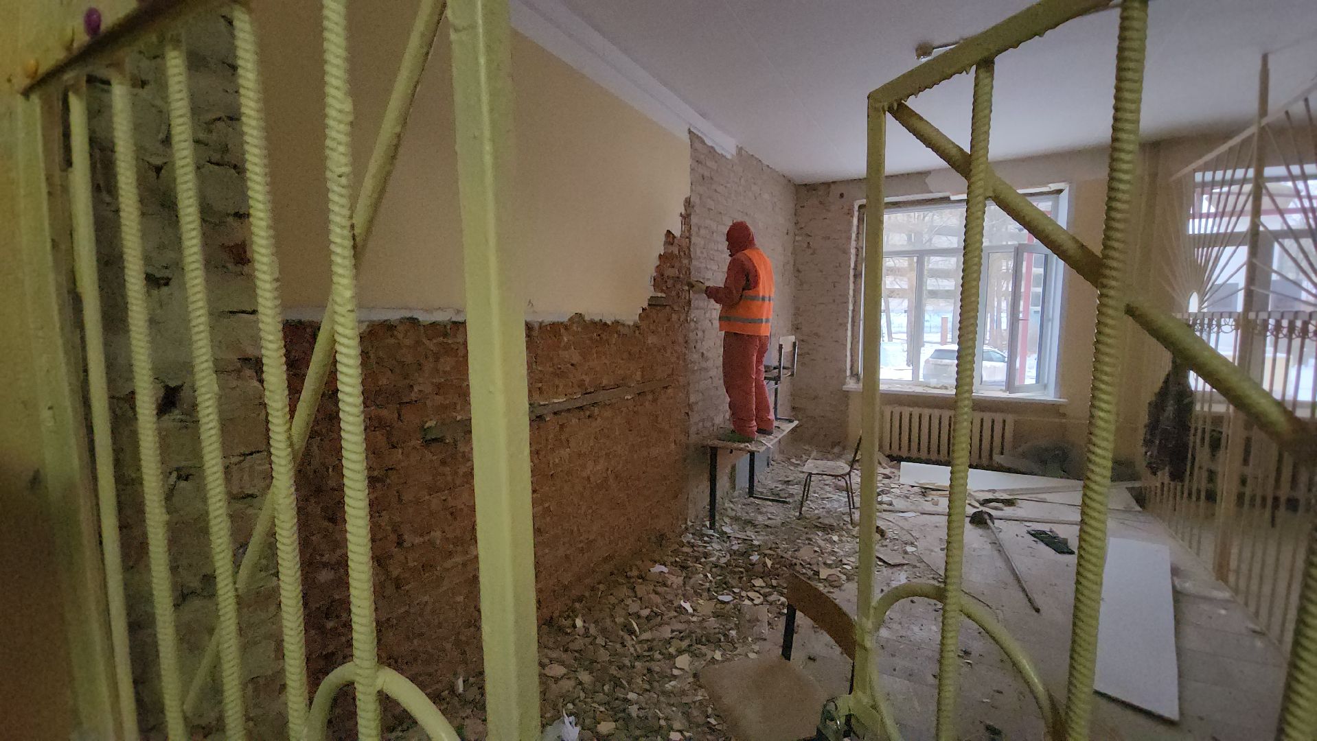 серпухов, школа 6, капитальный ремонт, демонтаж, образование, вертикалки,