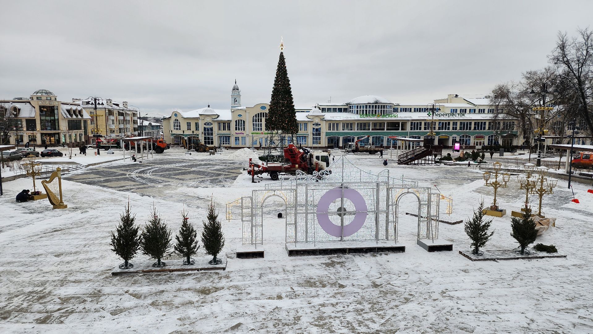 украшение города, новогодние украшения, Новый год, Ногинск, Богородский городской округ, вертикалки