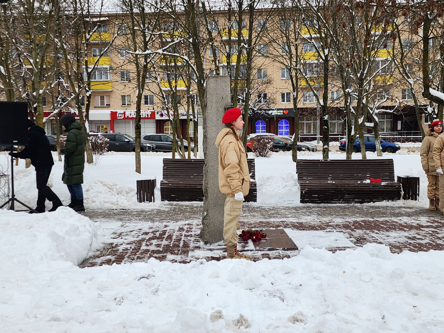 Памятное мероприятие, День освобождения, Сквер, Истра, вертикалки,