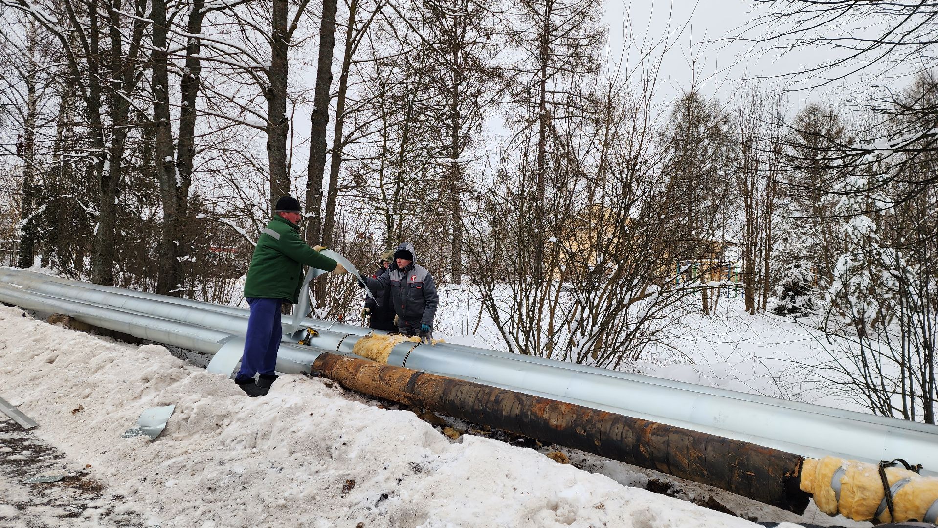 теплотрасса, ремонт теплосетей, истра, вертикалки,