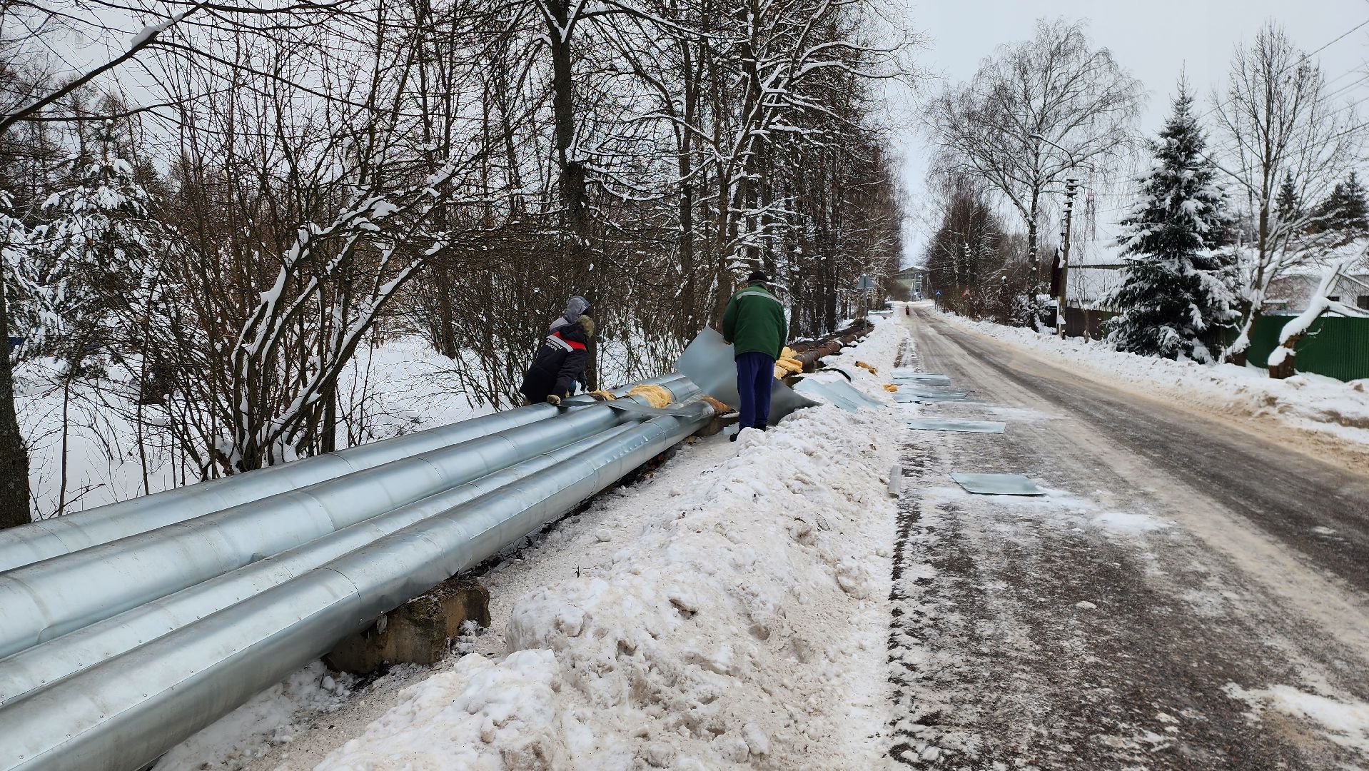 теплотрасса, ремонт теплосетей, истра, вертикалки,