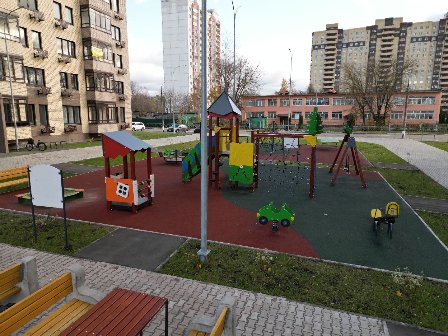 видео с коптера, старая купавна, расселение аварийного жилья,