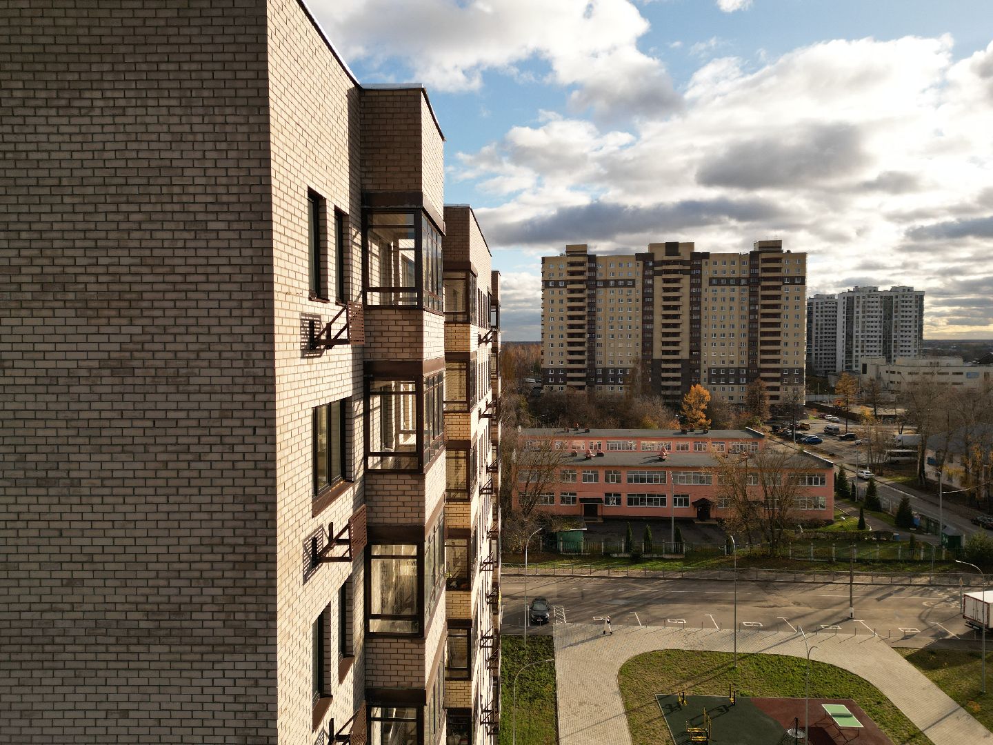 видео с коптера, старая купавна, расселение аварийного жилья,