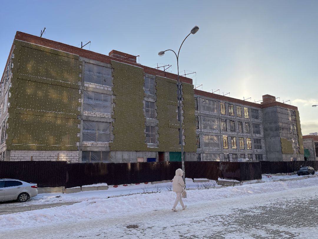 школа, строительство, гусарская баллада, фасад, инфраструктура, образование, образовательный кластер, Одинцово