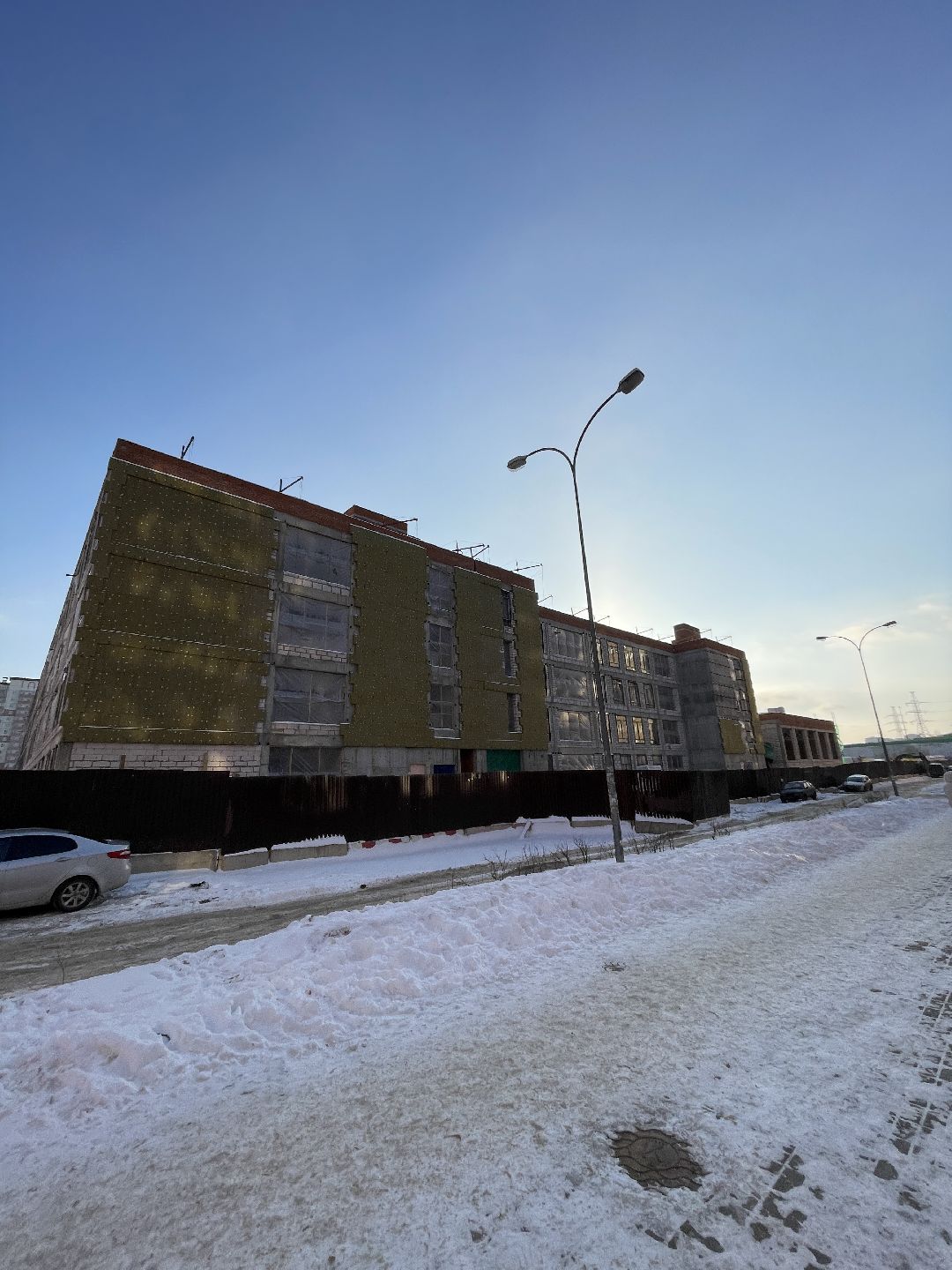 школа, строительство, гусарская баллада, фасад, инфраструктура, образование, образовательный кластер, Одинцово