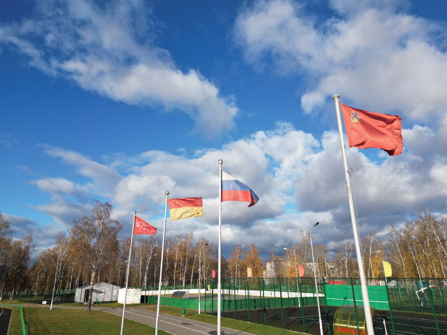 видео с коптера, старая купавна, стадион, реконструкция, строительство,