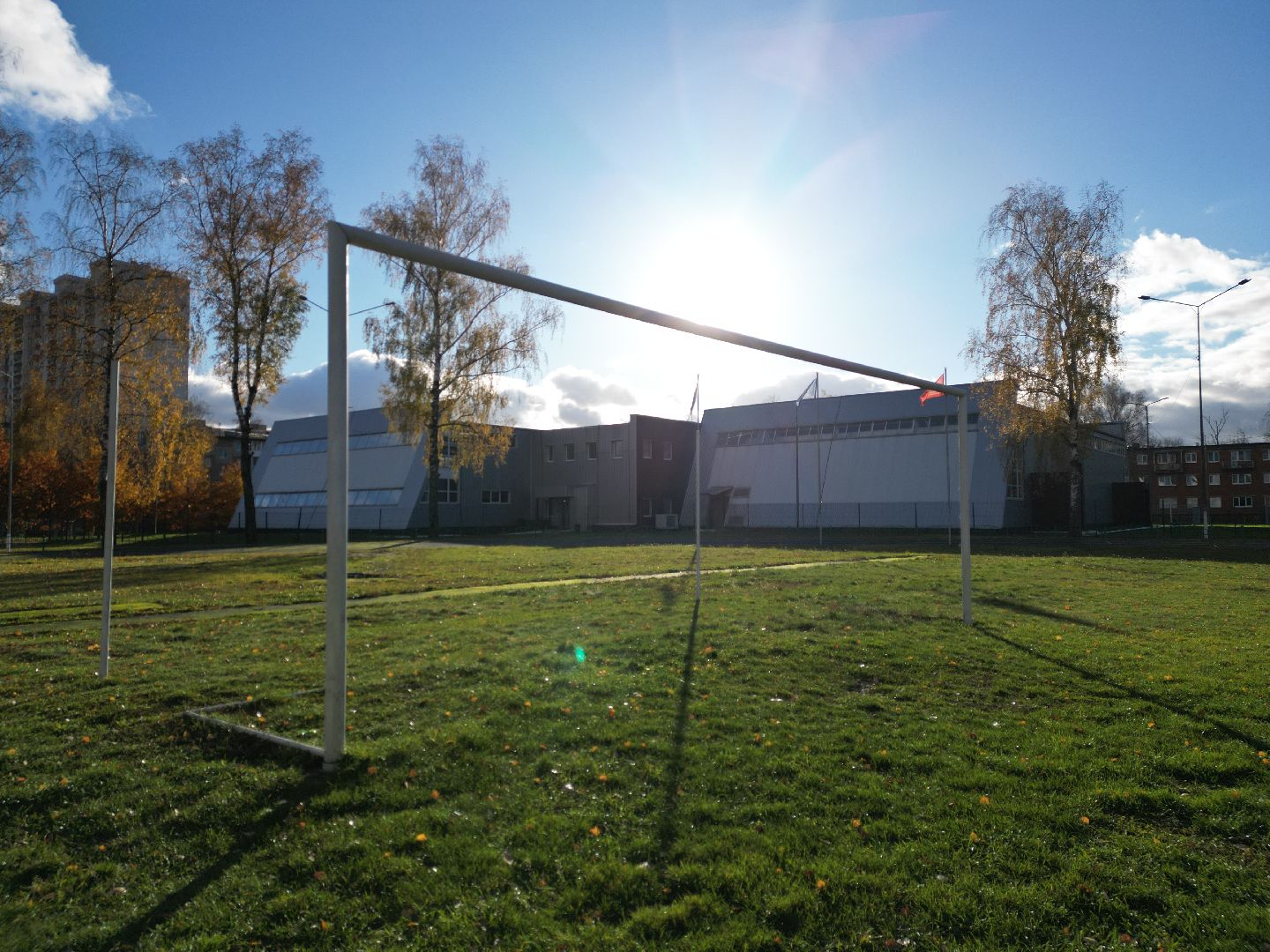 видео с коптера, старая купавна, стадион, реконструкция, строительство,