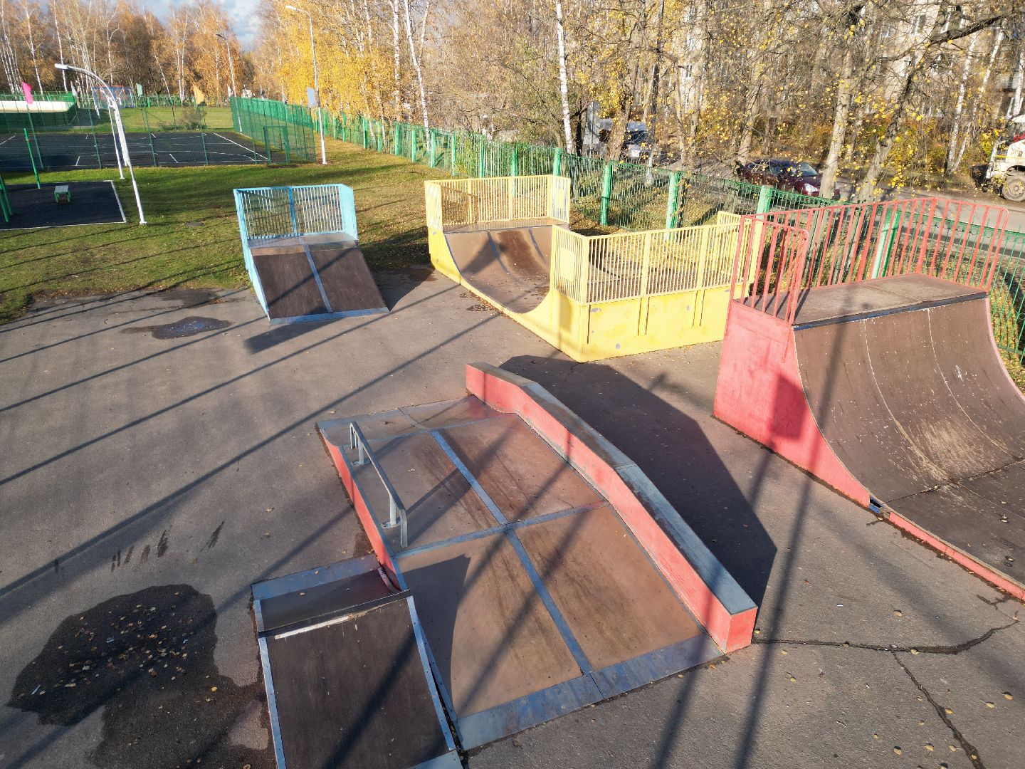 видео с коптера, старая купавна, стадион, реконструкция, строительство,