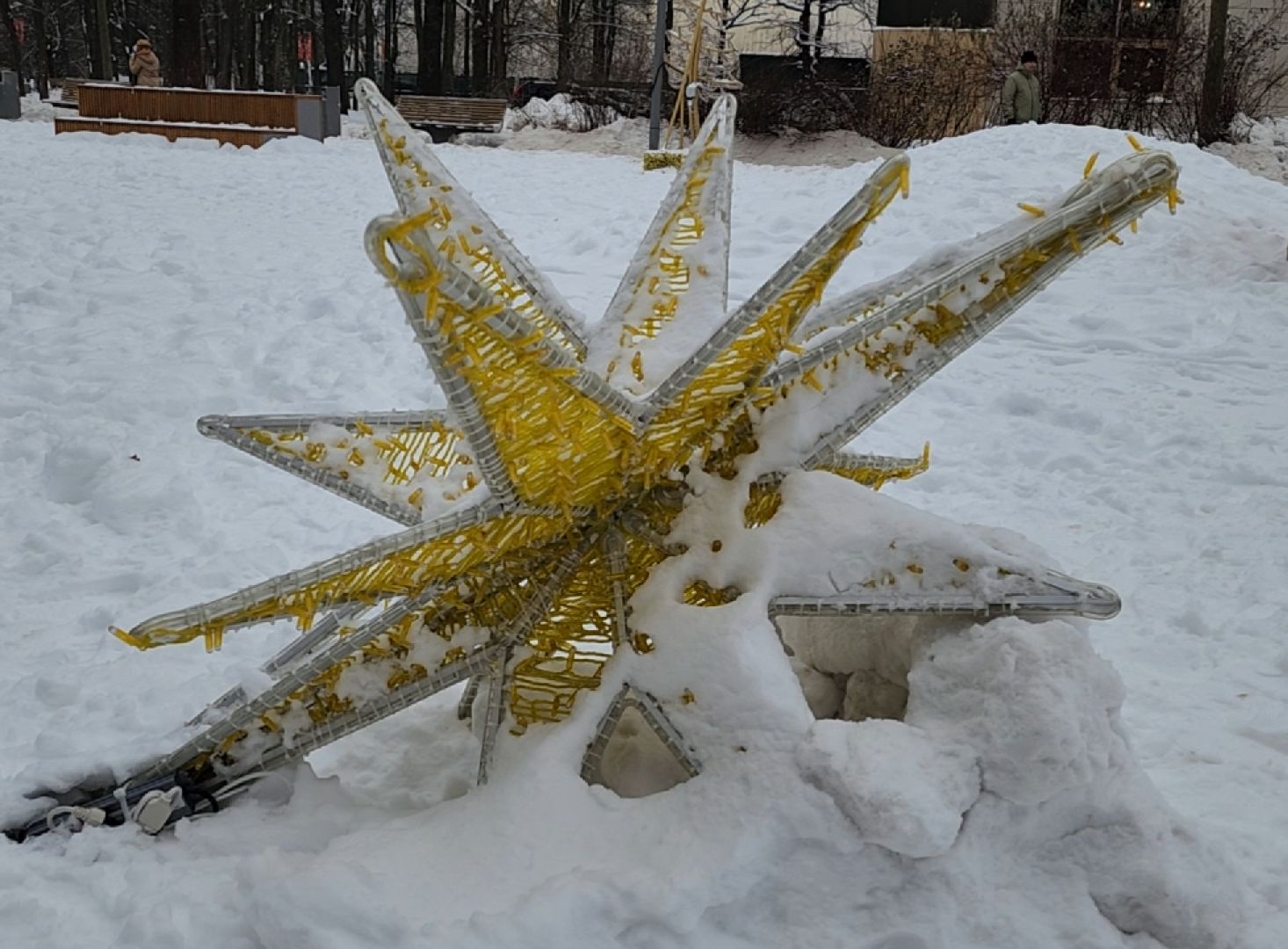 парки, ель, гирлянда, новый год, вертикалки,