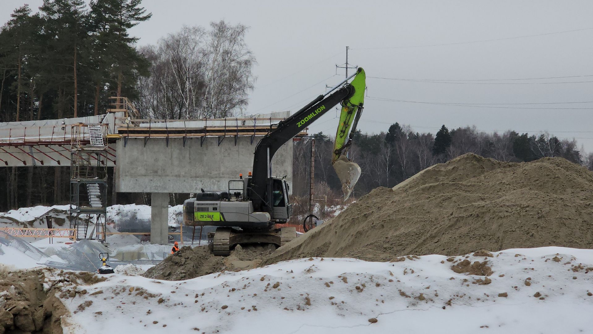 юла, южно-лыткаринская автодорога, строительство, стройка, строительство дороги, эстакада, вертикалки,