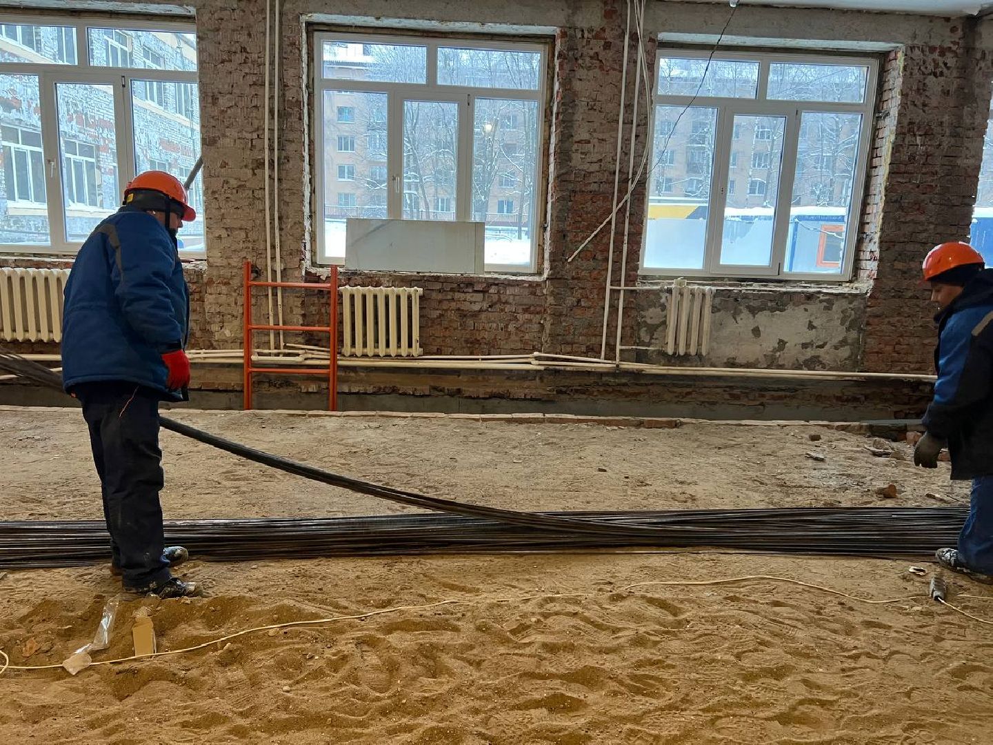 школа, капитальный ремонт, городской округ восход, стяжка пола, вертикалки,