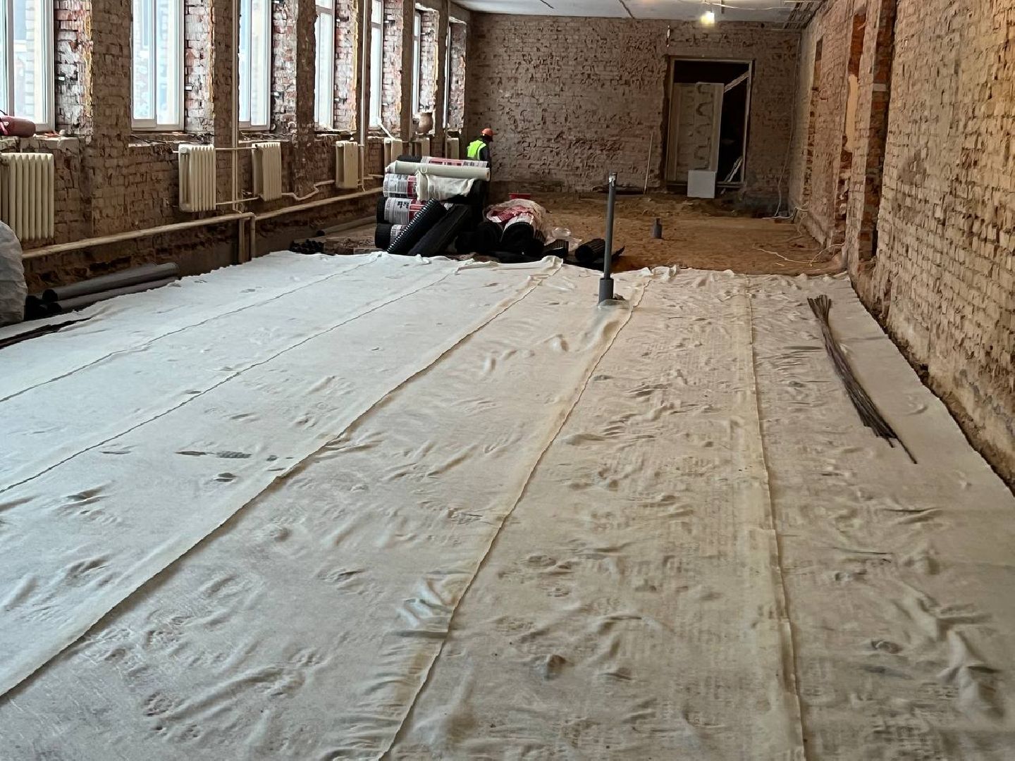 школа, капитальный ремонт, городской округ восход, стяжка пола, вертикалки,