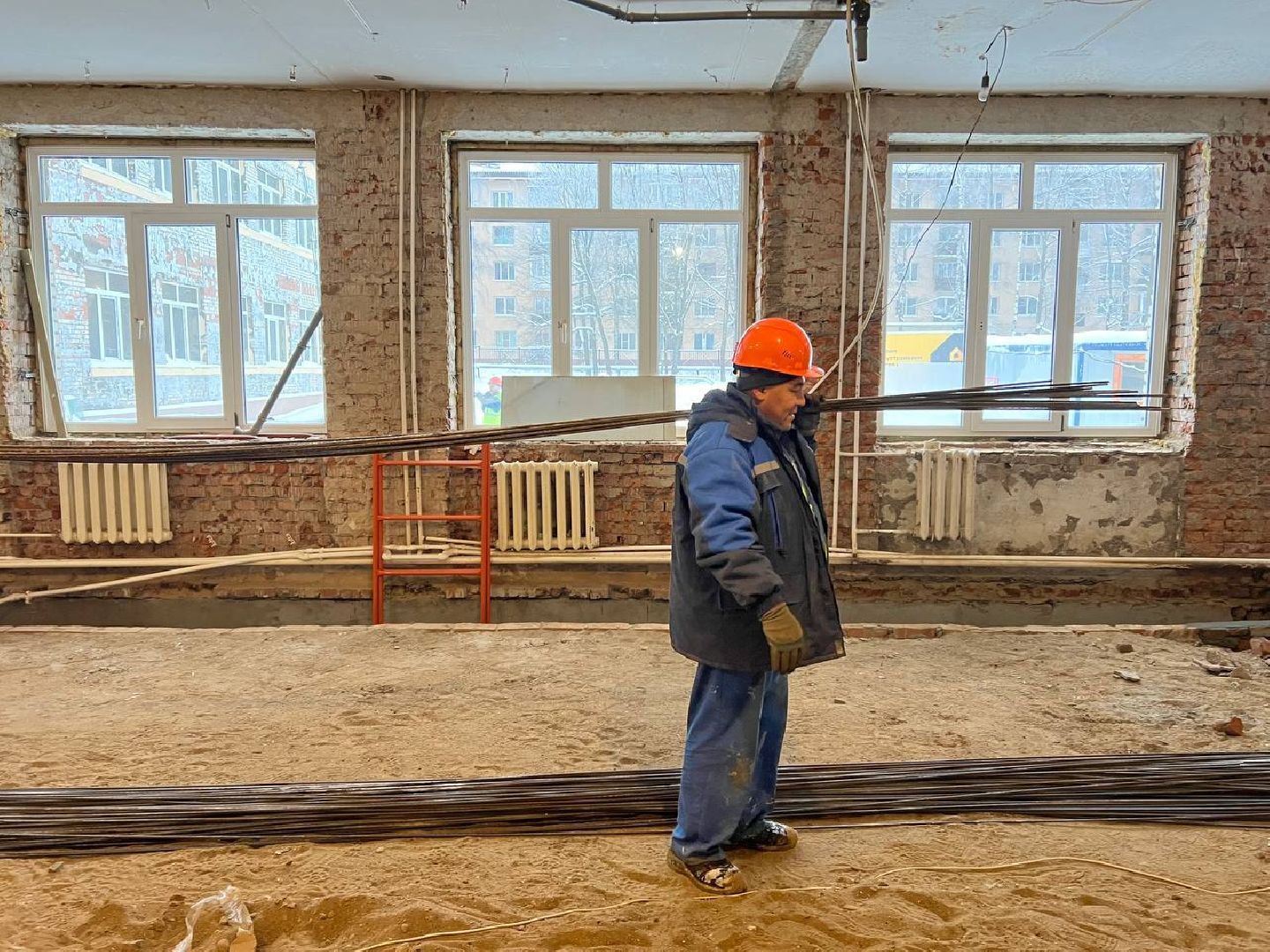 школа, капитальный ремонт, городской округ восход, стяжка пола, вертикалки,