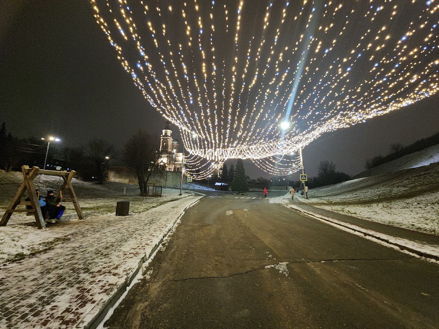 серпухов, подмосковье, новый год, зима в подмосковье, украсили город, вертикалки,