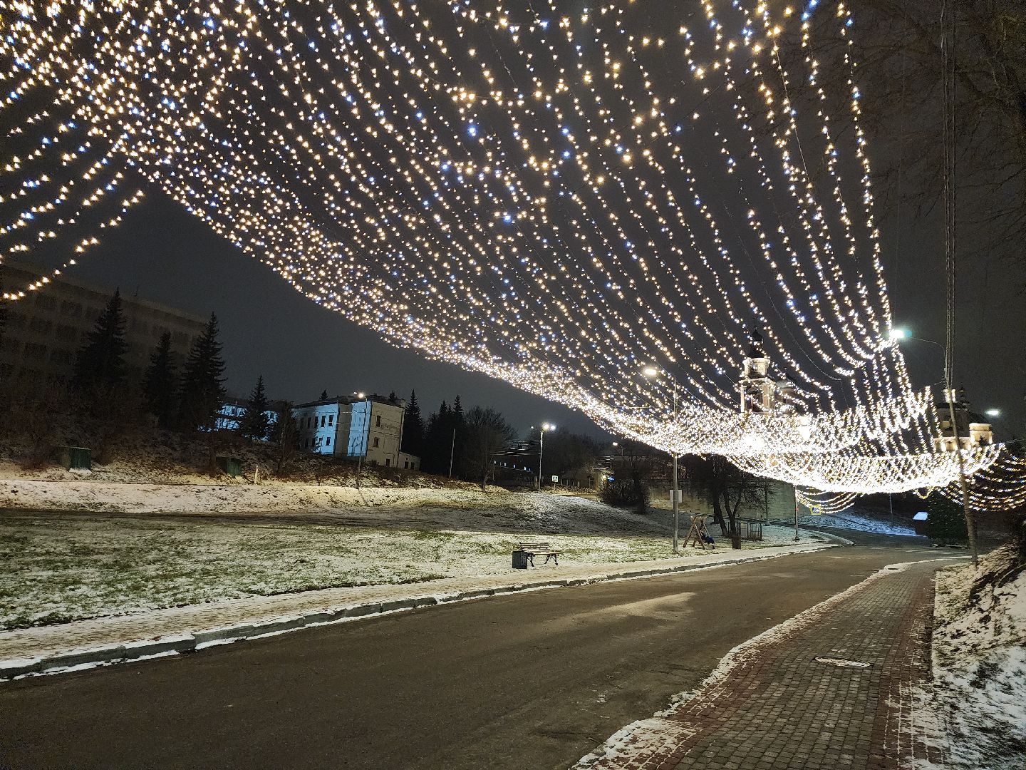 серпухов, подмосковье, новый год, зима в подмосковье, украсили город, вертикалки,