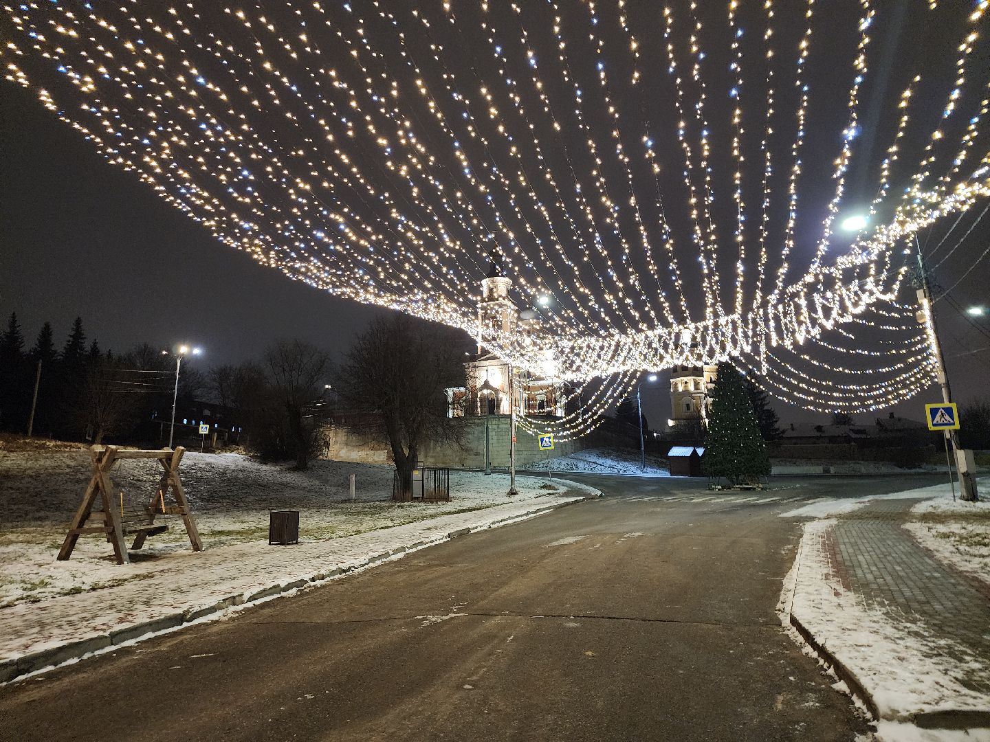 серпухов, подмосковье, новый год, зима в подмосковье, украсили город, вертикалки,