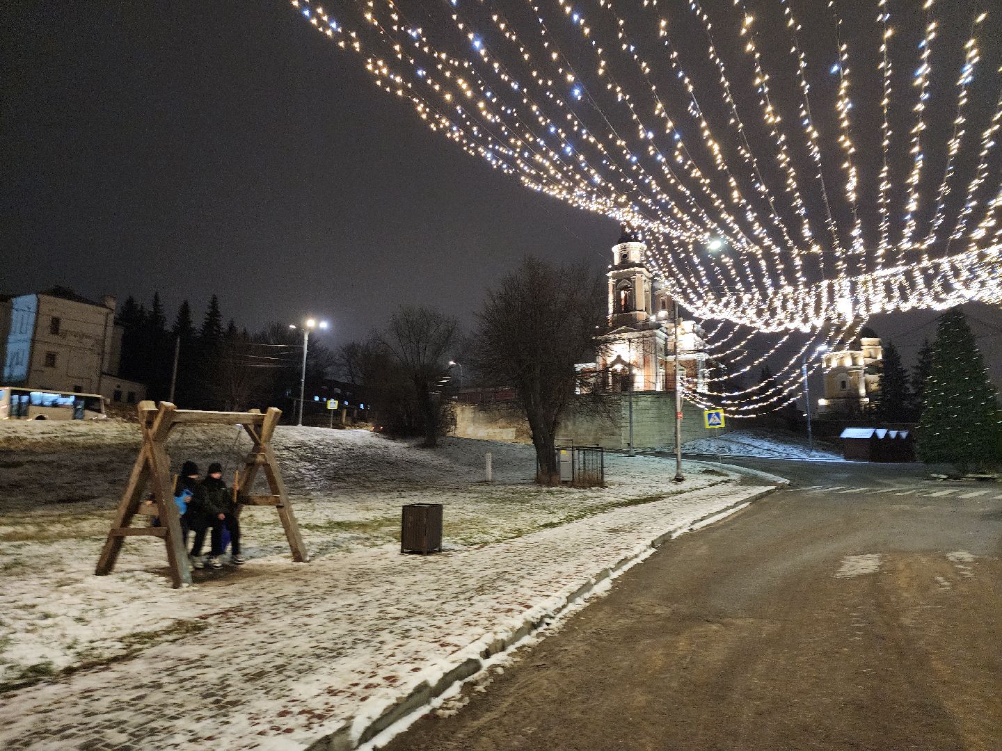 серпухов, подмосковье, новый год, зима в подмосковье, украсили город, вертикалки,