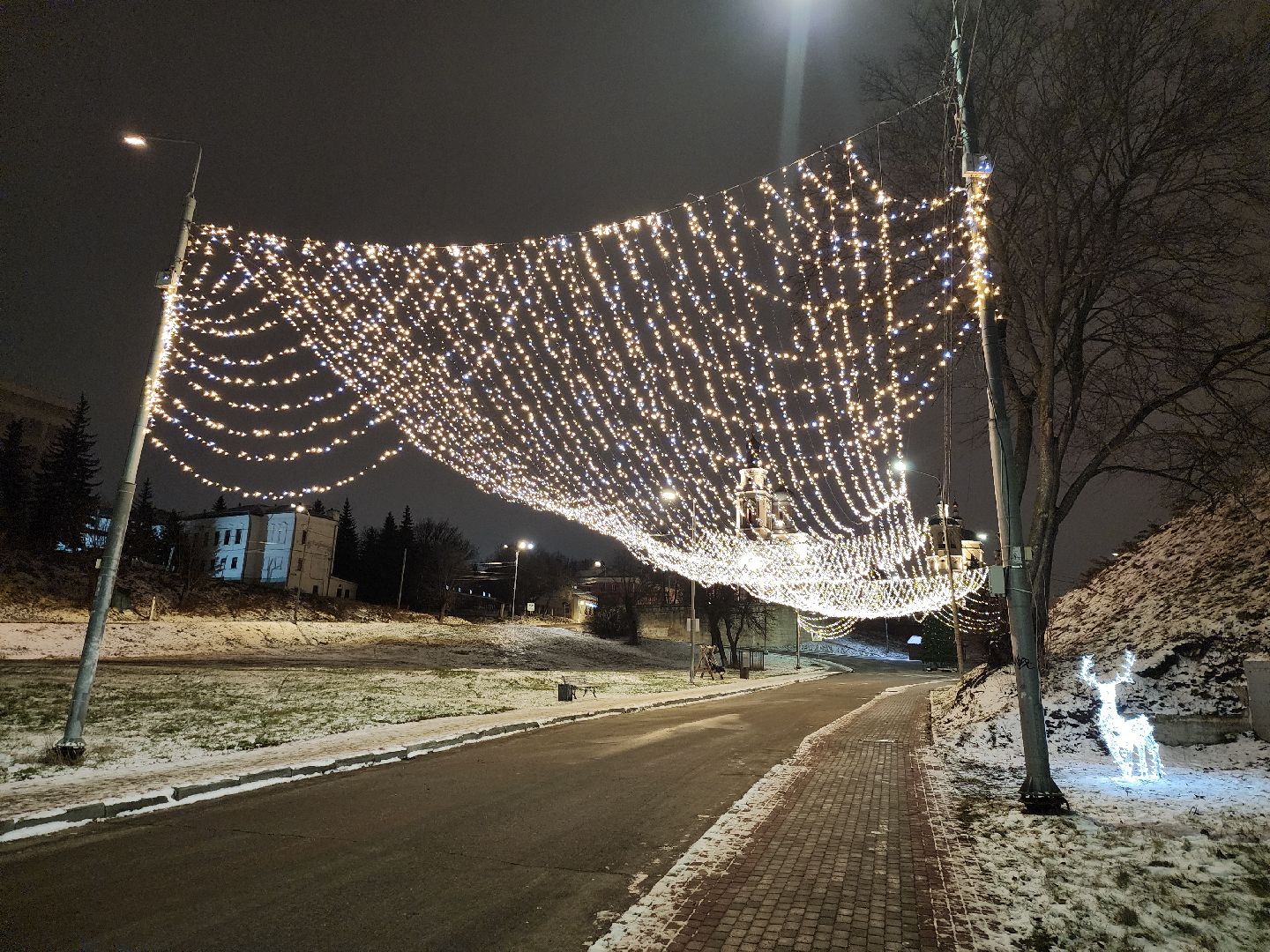 серпухов, подмосковье, новый год, зима в подмосковье, украсили город, вертикалки,