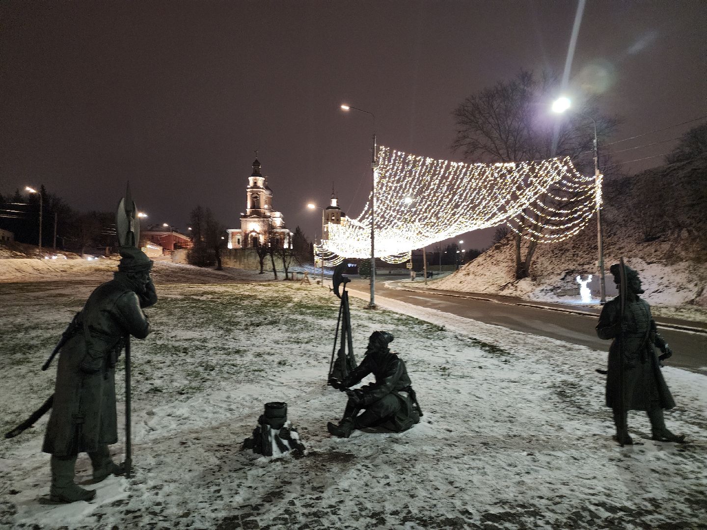 серпухов, подмосковье, новый год, зима в подмосковье, украсили город, вертикалки,