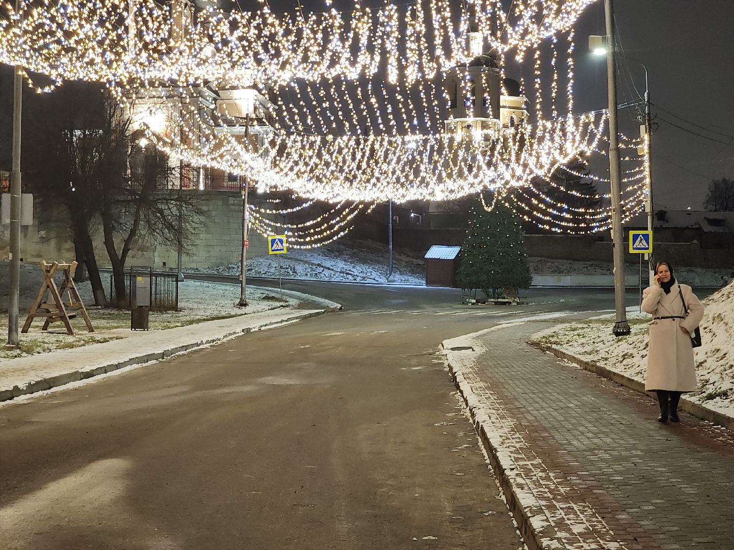 серпухов, подмосковье, новый год, зима в подмосковье, украсили город, вертикалки,