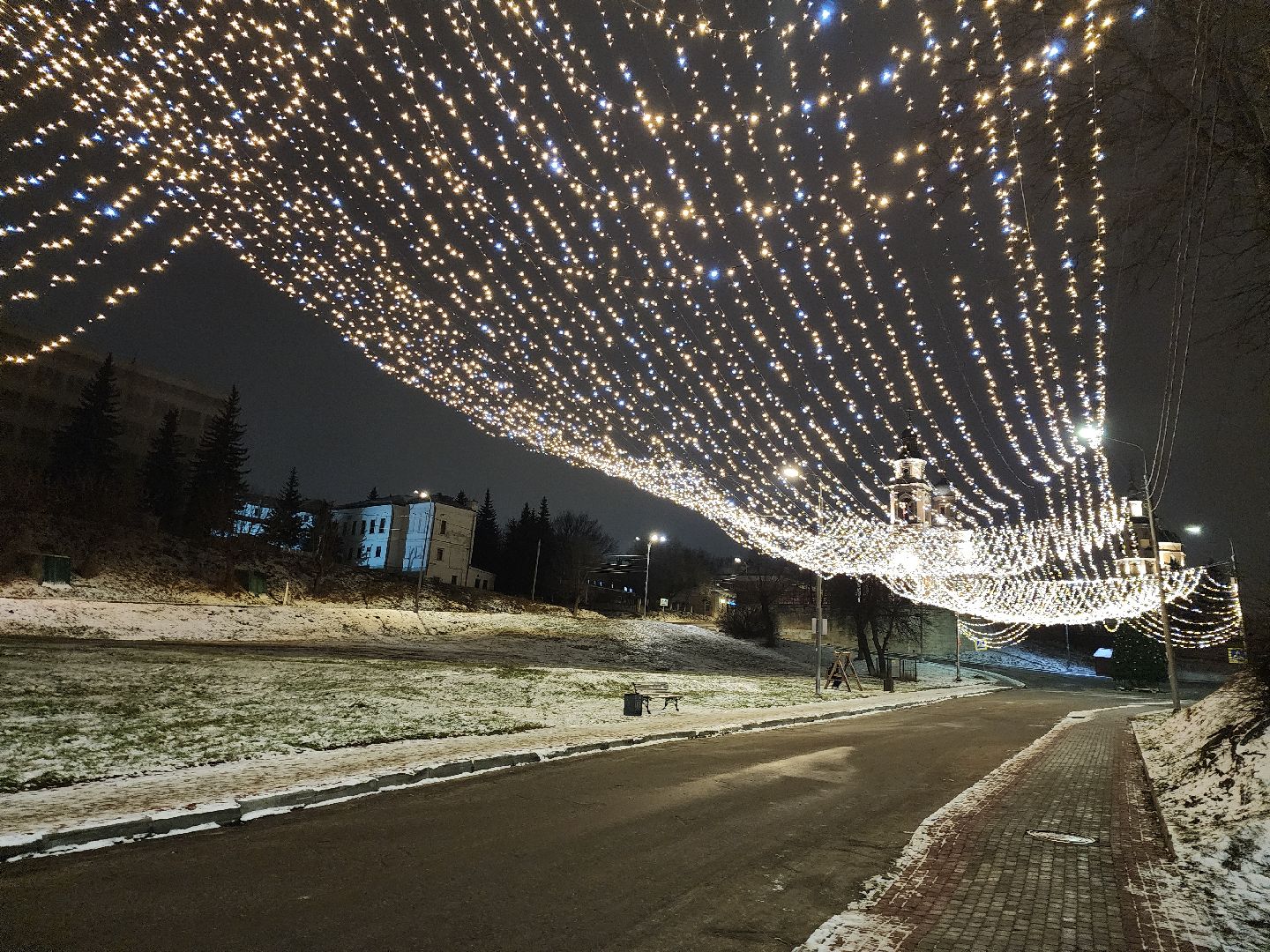 серпухов, подмосковье, новый год, зима в подмосковье, украсили город, вертикалки,