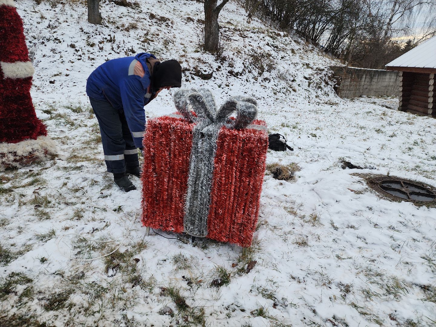 серпухов, подмосковье, зима в подмосковье, дед мороз, соборная гора, вертикалки,