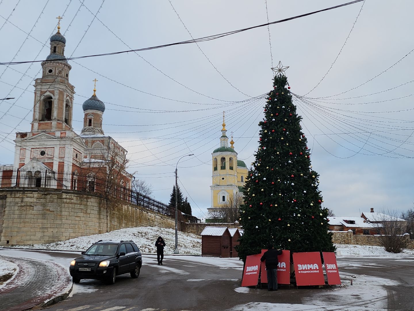 серпухов, подмосковье, зима в подмосковье, дед мороз, соборная гора, вертикалки,