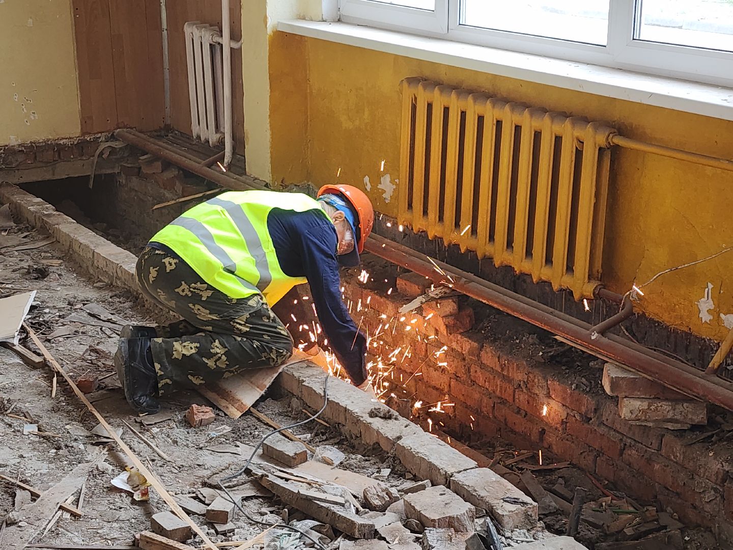 серпухов, подмосковье, капремонт школы, президентская программа, школа 6, школа 17, вертикалки,