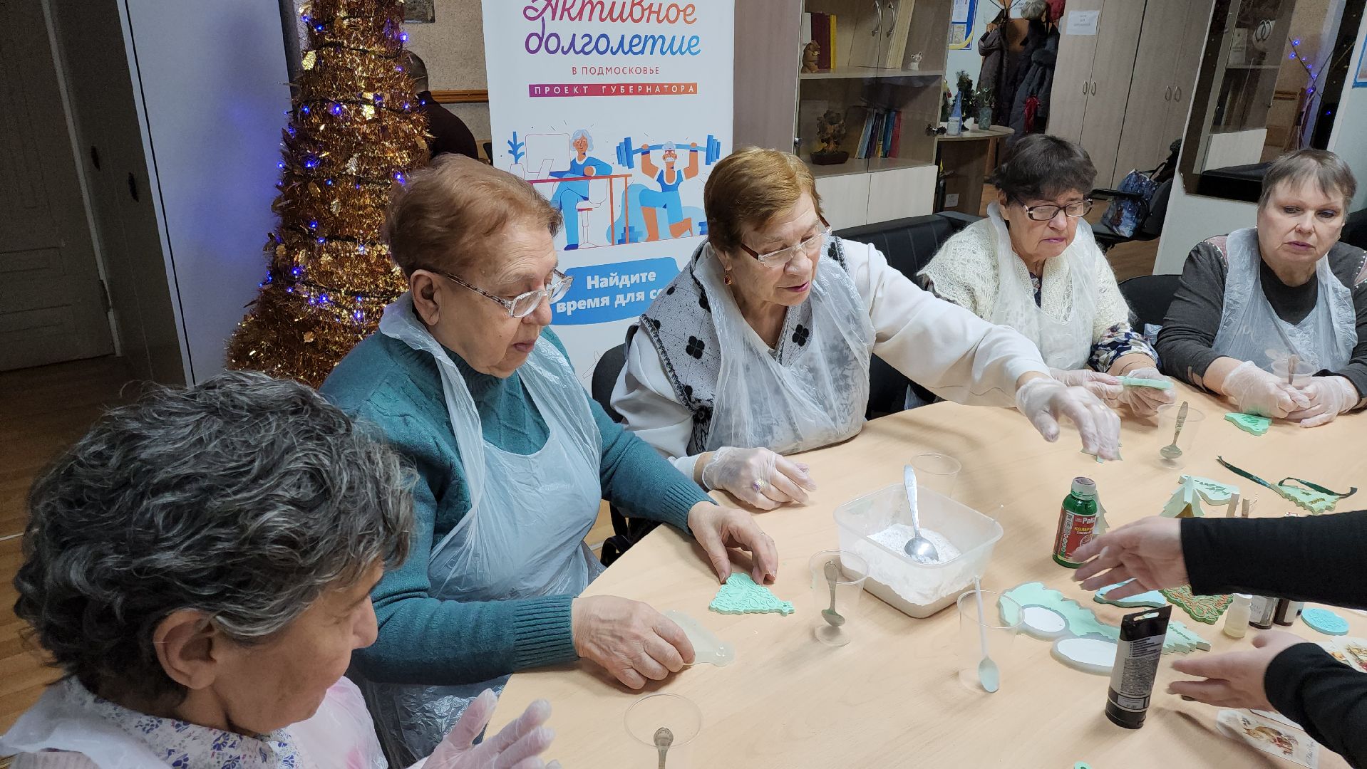 кашира, активное долголетие, творчество, елочные игрушки, гипс, вертикалки,