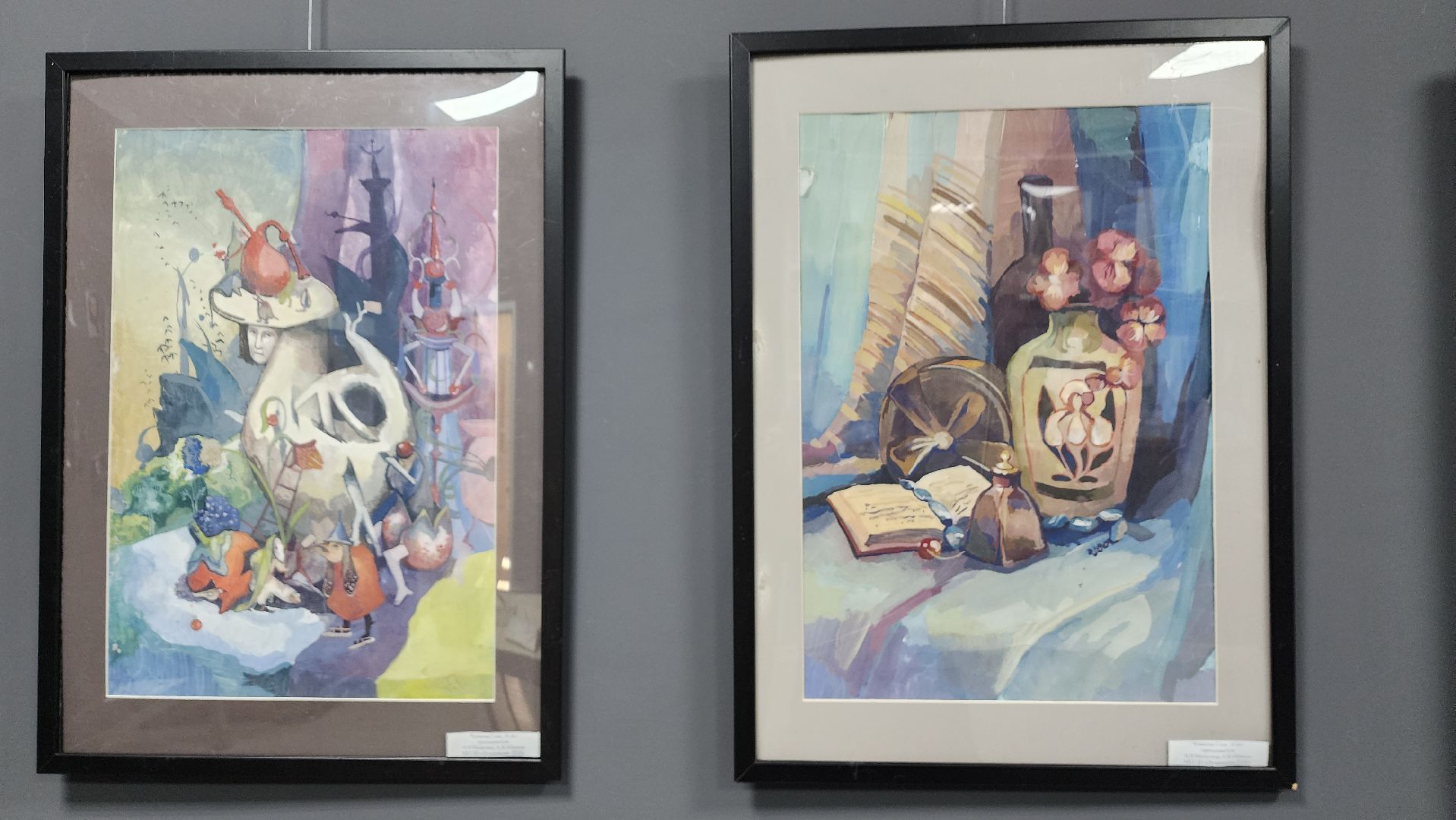 пушкинский, правдинский, библиотека, художественная выставка, детская художественная школа, натюрморт, пейзаж, акварель, графика, кружки, вертикалки