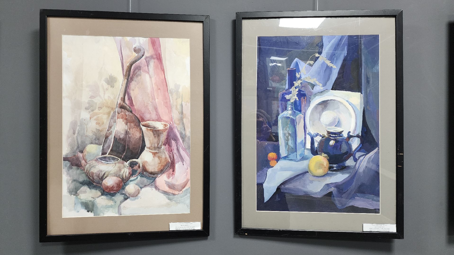 пушкинский, правдинский, библиотека, художественная выставка, детская художественная школа, натюрморт, пейзаж, акварель, графика, кружки, вертикалки