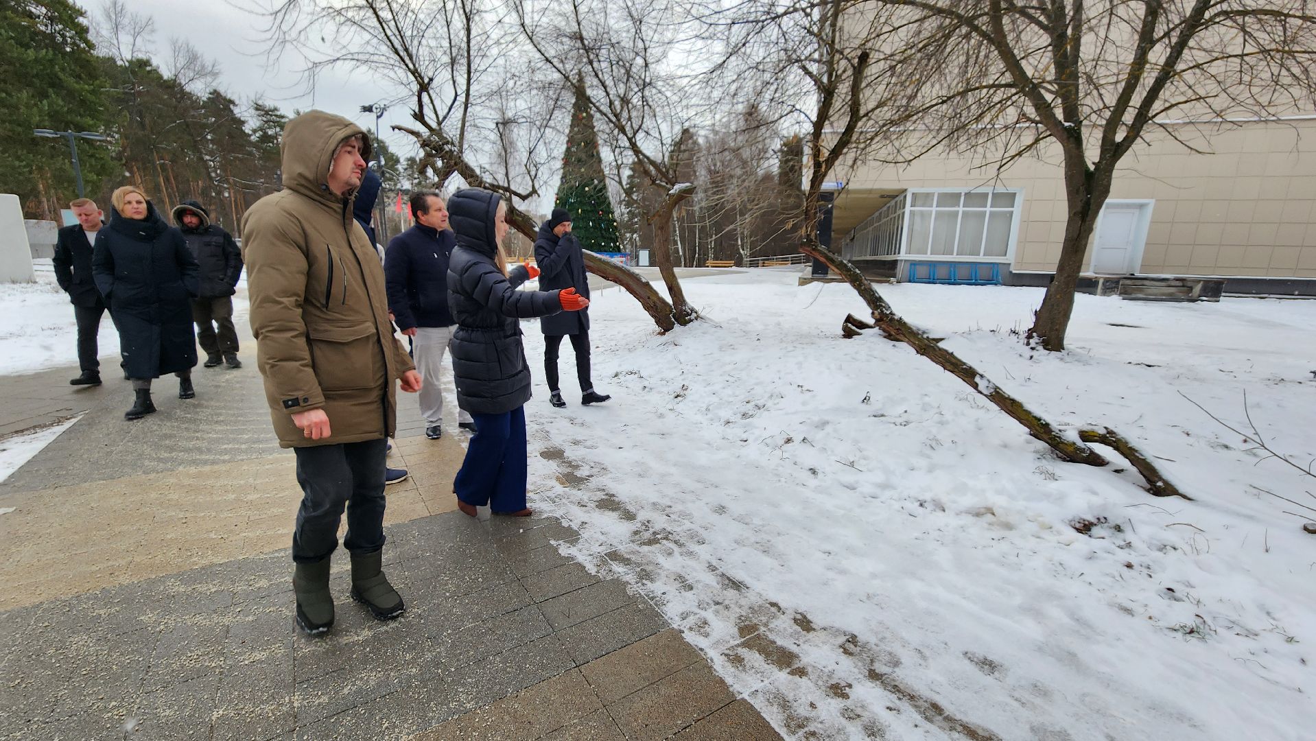 протвино, обход территорий, лесной бульвар, уборка снега, зимнее благоустройство, вертикалки,