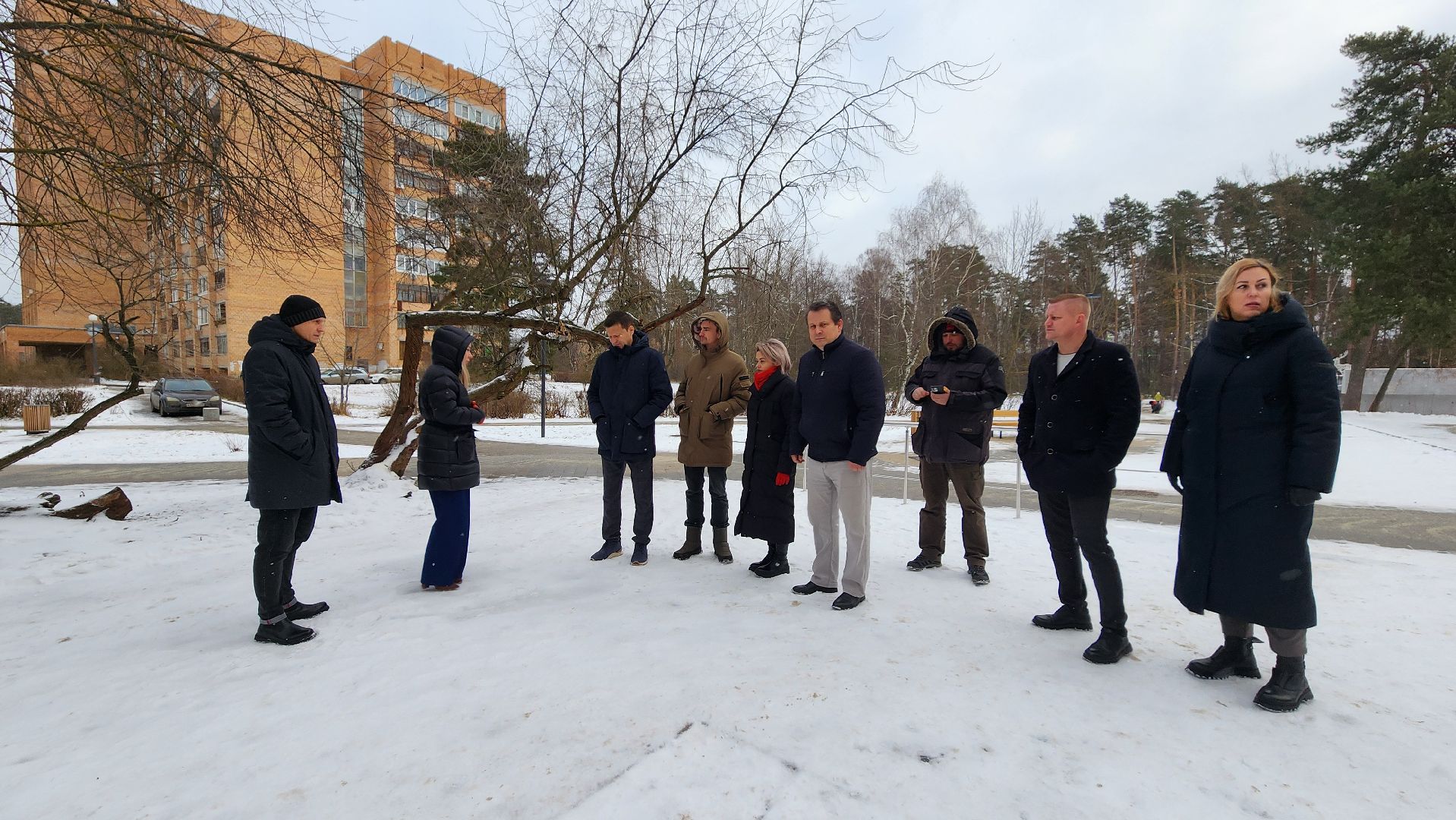 протвино, обход территорий, лесной бульвар, уборка снега, зимнее благоустройство, вертикалки,