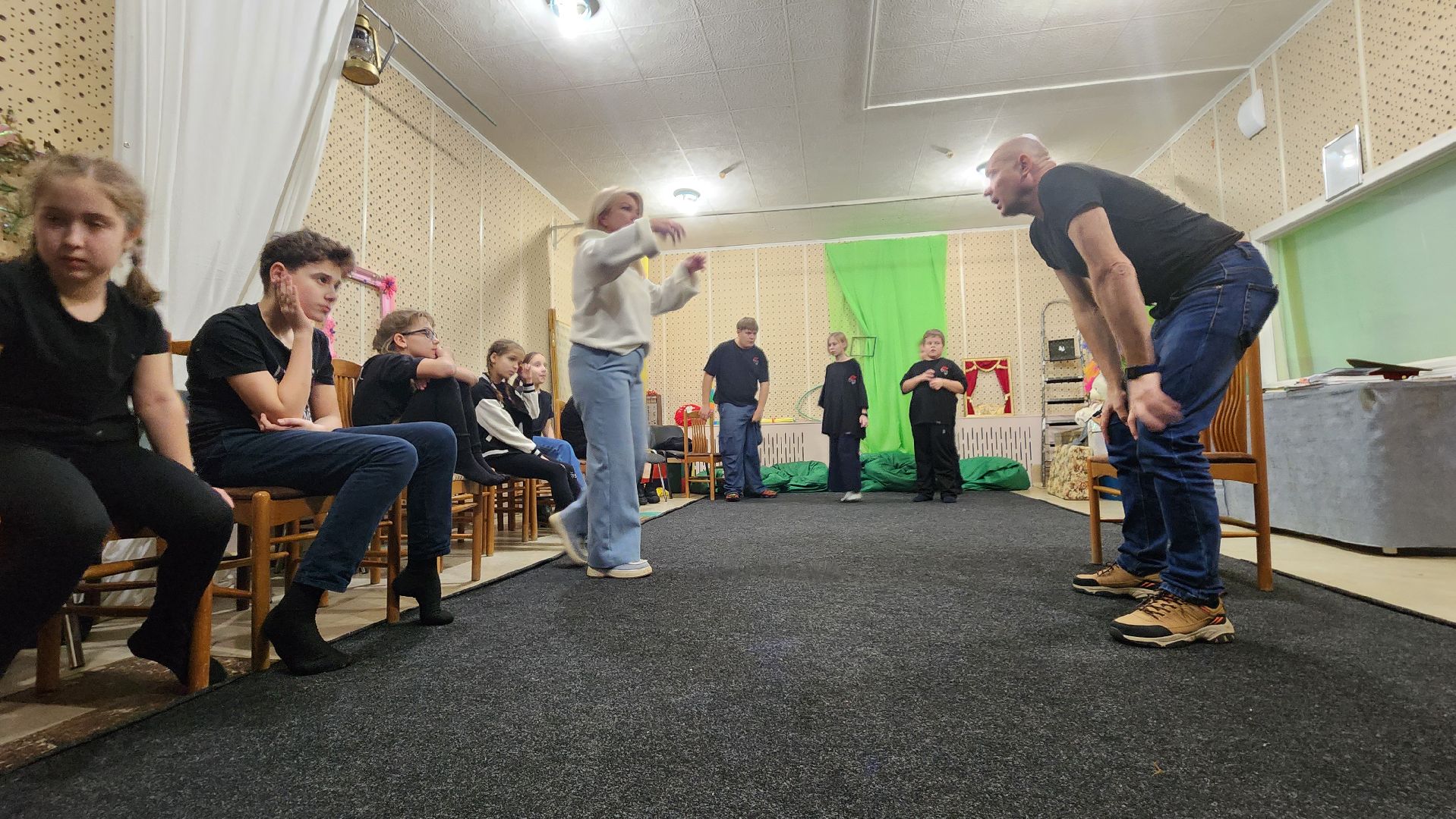 елка главы, репетиция, благотворительная елка, дк протон, студия галерка, новый год,