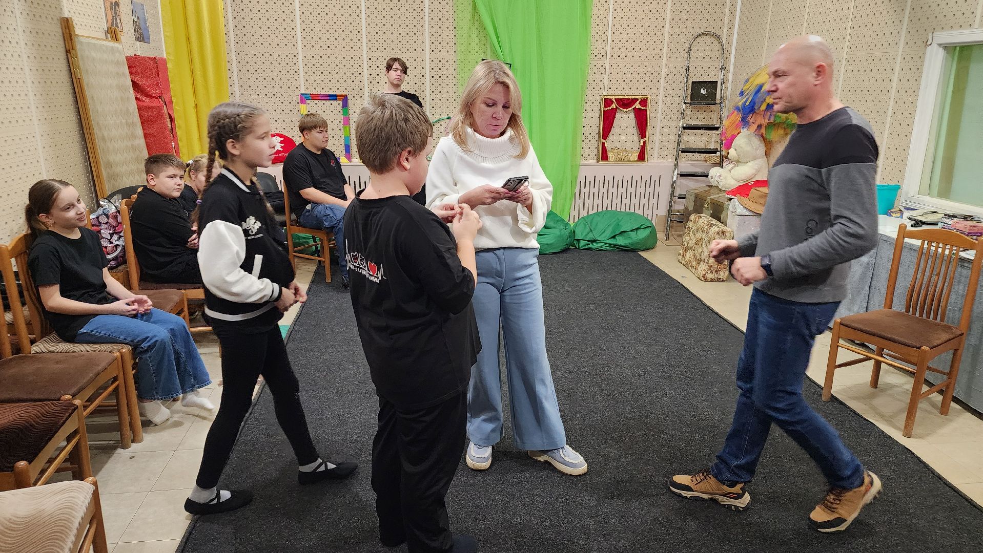 елка главы, репетиция, благотворительная елка, дк протон, студия галерка, новый год,