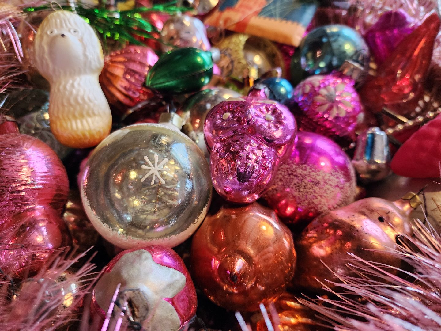 Ретро-елка, Елочное украшение, зима в подмосковье, зима в рузе, руза, рузский городской округ, московская область,